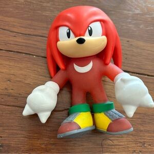 Knuckles Stretchy Action Figure - Red and Yellow